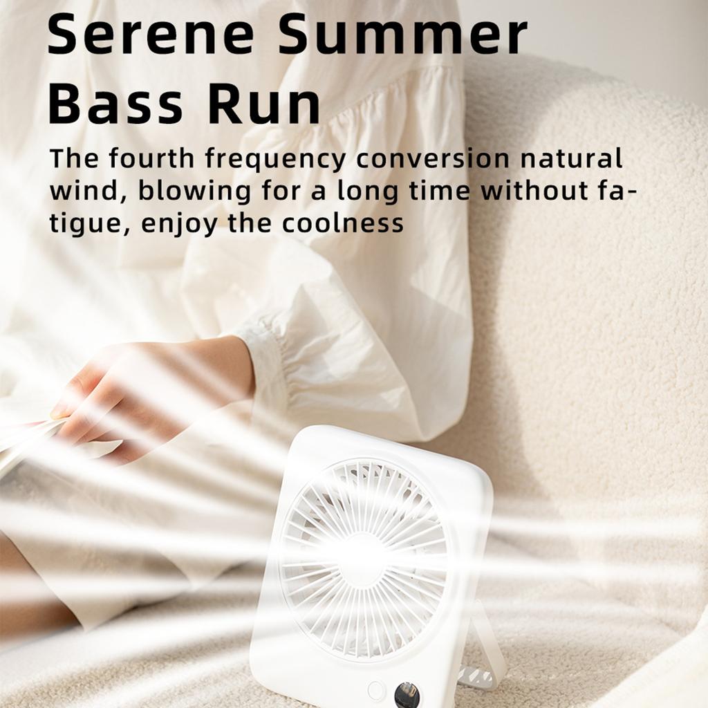 Desk Fan, Personal Fan Small Portable Table Fan And 4 Speeds, Strong Wind Personal Fan,Can Be Used As A Power Bank,Travel Indoor Outdoor Women Kids