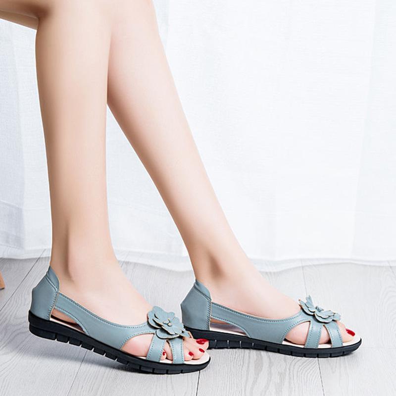 Sandalias planas de madre Mujeres Zapatos de baile cómodos todo partido  Verano Zapatos suaves de enfermera Zapatos de mujer embarazada Zapatos para  mujeres embarazadas comprar a buen precio — entrega gratuita, reseñas