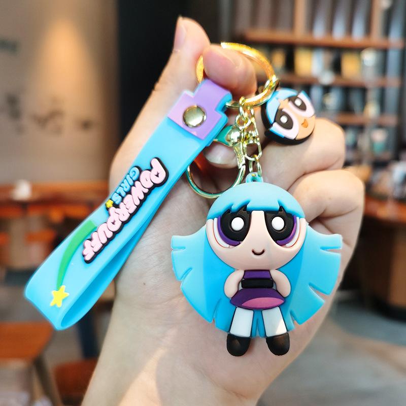 The Powerpuff Season,Suitable for Both Men and Women,Featuring Doll Keychains Backpacks,Car Decorations,and Birthday Gifts Girls