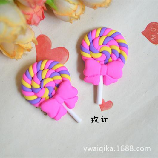 Polymer Clay Bow Lollipop Kit for DIY Phone Charms & Children's Hair Accessories