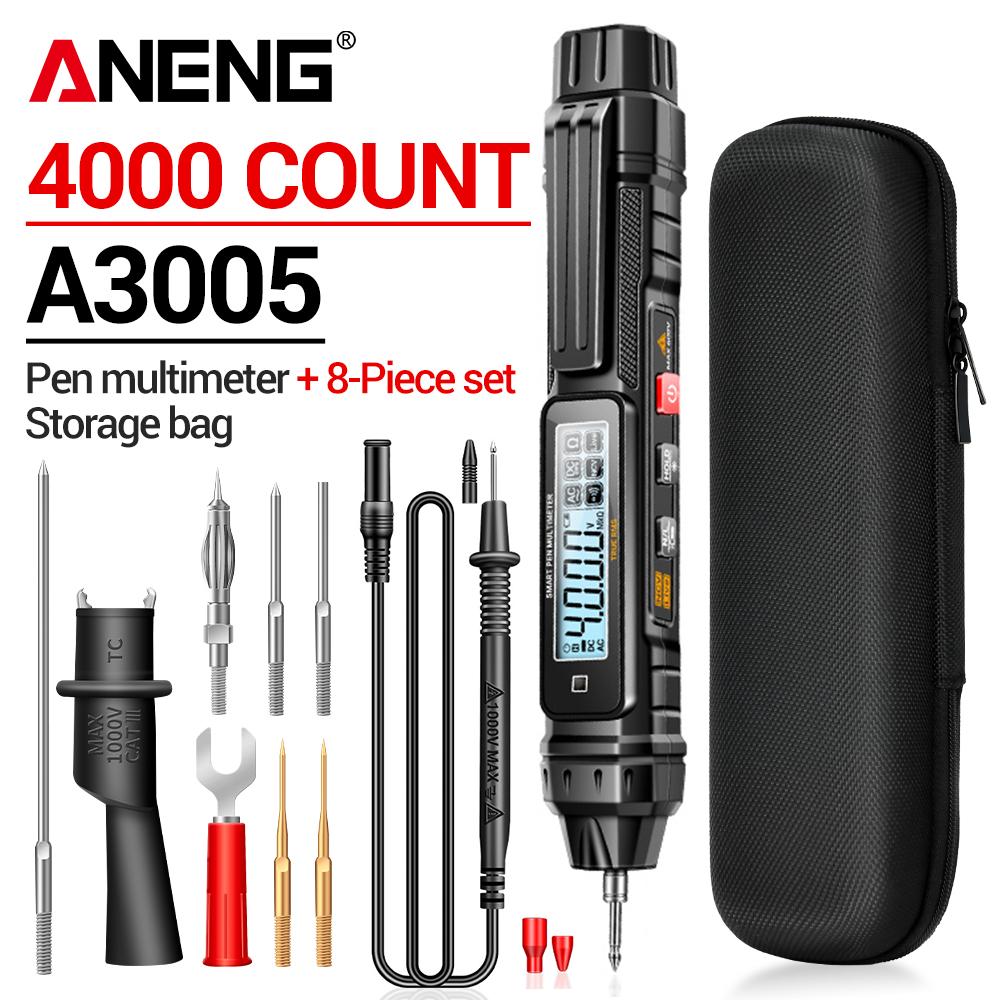 ANENG A3005 Digital Multimeter Pen Diode Tester 4000 Counts For Tool Type Professional Meter Non-Contact AC/DC Voltage Ohm