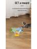 Spring-Activated Slow Feeder Puzzle Toy for Pets