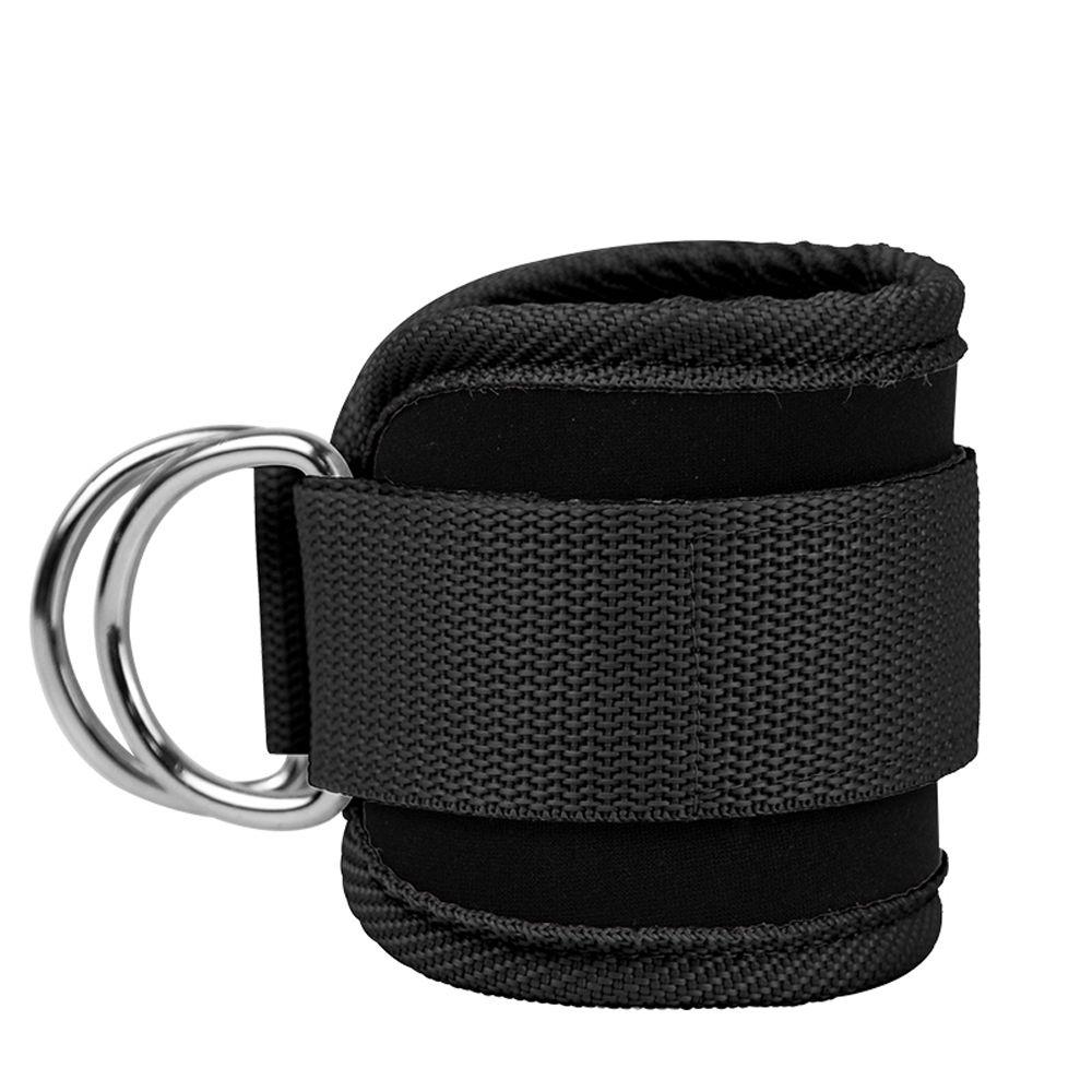 Ankle Buckle Double D-Ring Ankle Cuffs Leg Strength Trainer Cable Ankle Straps Gym Workouts
