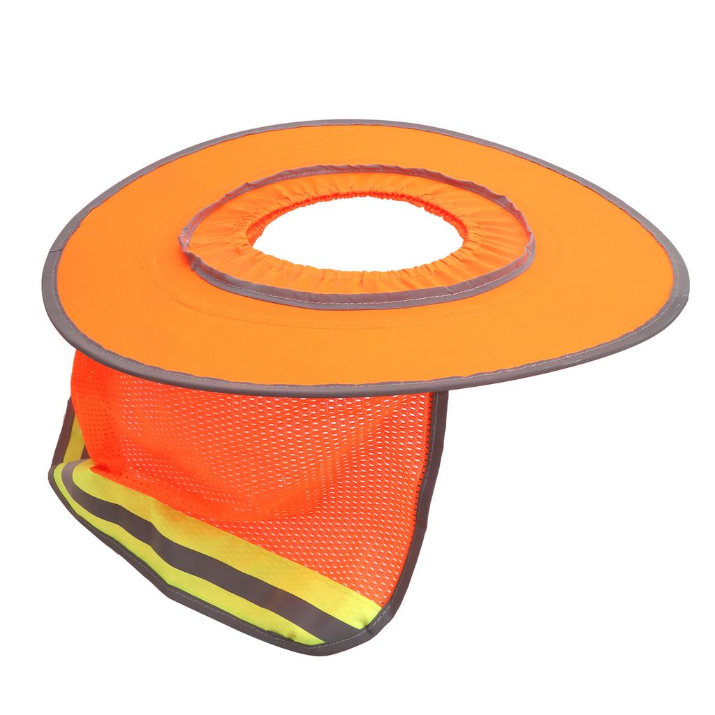 Safety Helmet Breathable Hard Hat Sun Reflective Stripe Sun Shade For Construction Workers