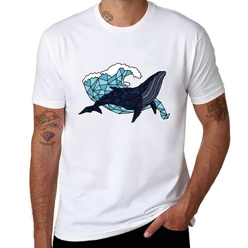 Animal Whale Tshirt Casual Pattern Print Tee Shirt