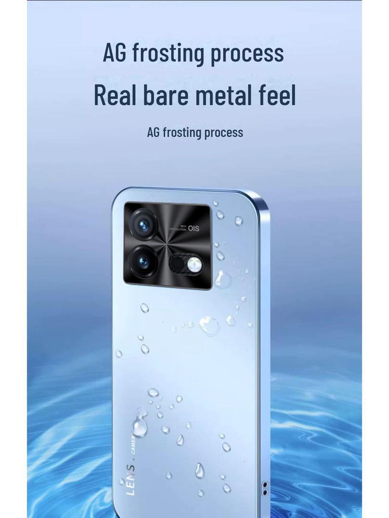 Ultra-Thin Frosted Business Case for iQOO Neo8/9S Pro – Electroplated, All-Inclusive Protection