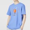 Adidas Cartoon Print Round Neck Short Sleeve T-Shirt Men Tops Blue IC1871