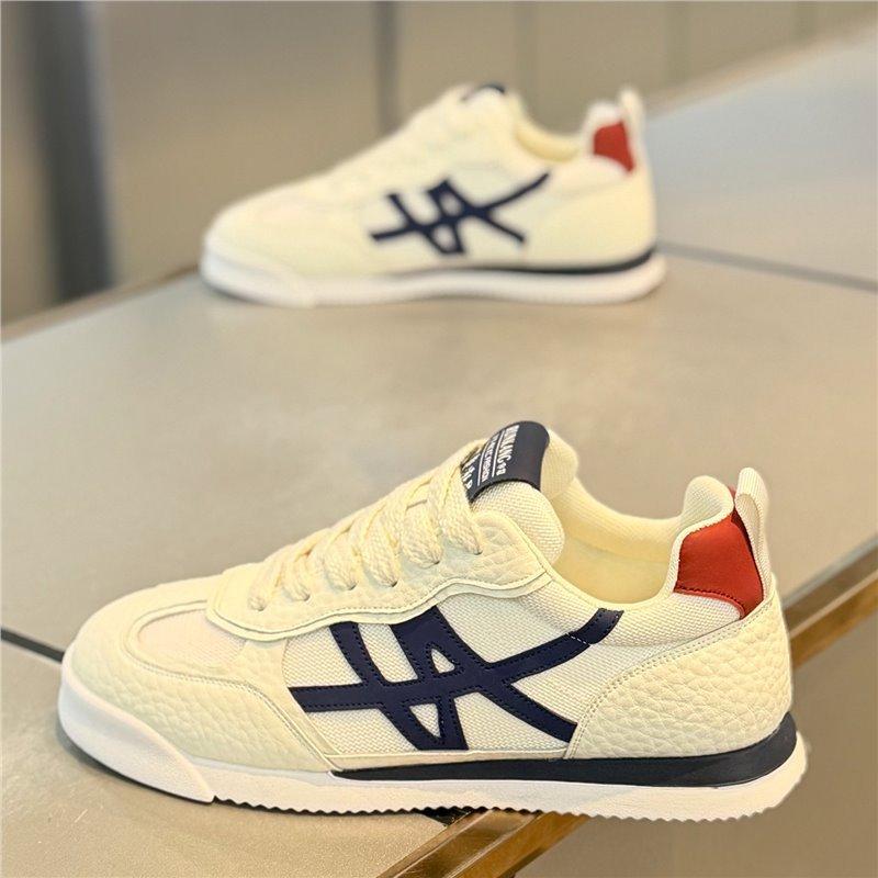 Spring new daily simple board shoes soft sole single shoes light leather surface light Forrest Gump shoes 38 leather shoe size белый