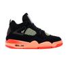 Kids' Sneakers Jordan 4 Retro Black Infrared Barely Volt (GS)