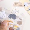1/6Pcs Cute Cartoon Animals Cats Dogs Birds Felt Cloth Sticker 3D Relief Stickers Fun Scrapbooking Diy Diary Decoration Stickers