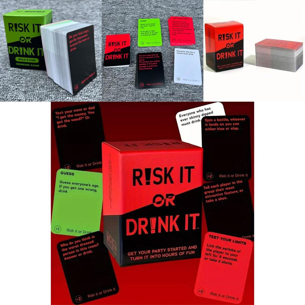 Engaging Risk It Or Drink Adult Party Game For Hilarious Game Night Fun
