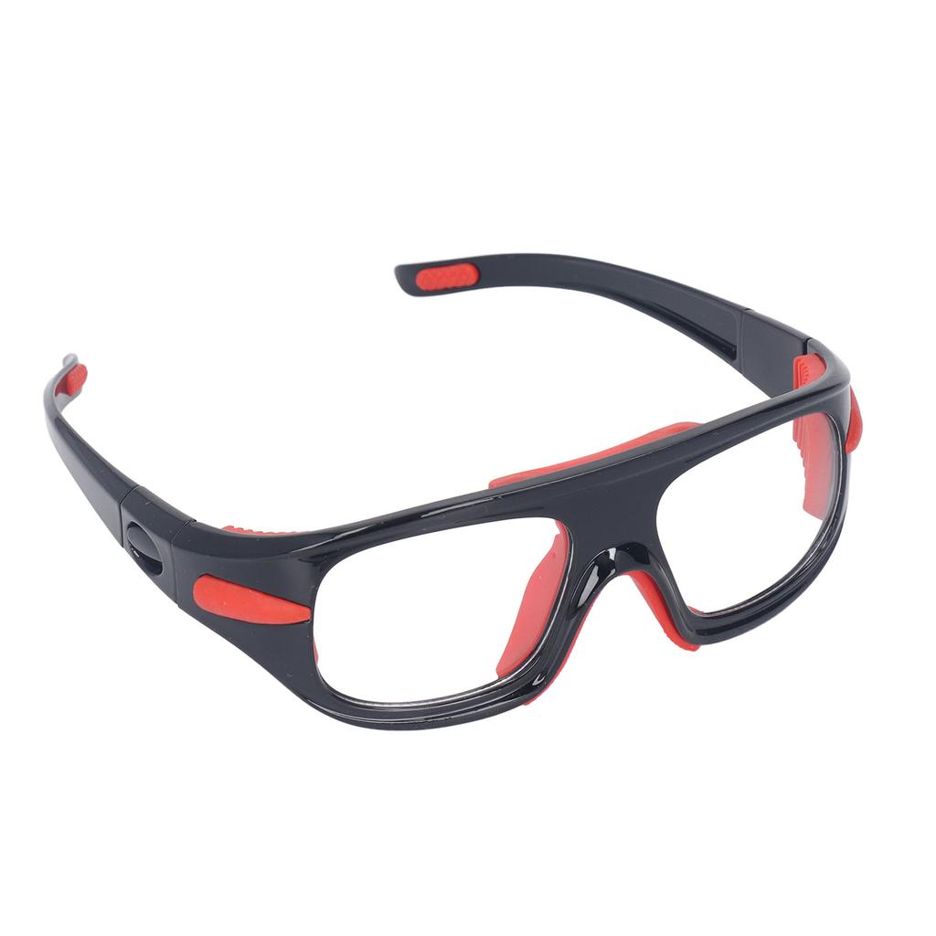 Basketball Sports Glasses Black PC Anti Collision Lightweight Myopic Frame with Lanyard Glasses Case Football Goggles