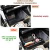 TACOBRO Center Console Tray Compatible With Ford Explorer     2024 Accessories,Compartment Ert Organizer Secondary Storage Box ABS Material (Not Fit