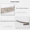 1PC Fashion Cross Braiding Strap Drawstring Bright Strings Shoe Laces Rhinestone ShoeLaces Sneakers Laces