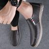 Men's shoes 2025 summer new men's daily soft-soled waterproof casual leather shoes lazy high-mouth one-pedal loafers