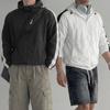 Onl 1+1 Hooded Color Block Cropped Windbreaker
