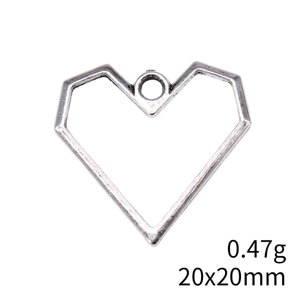 Back To School Charm Bracelet Hollow Peach Heart Charms Pendant Ornaments For Home Male Pendant