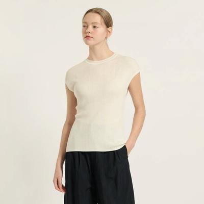 Lip Sleeveless Knit Top B5f7g490