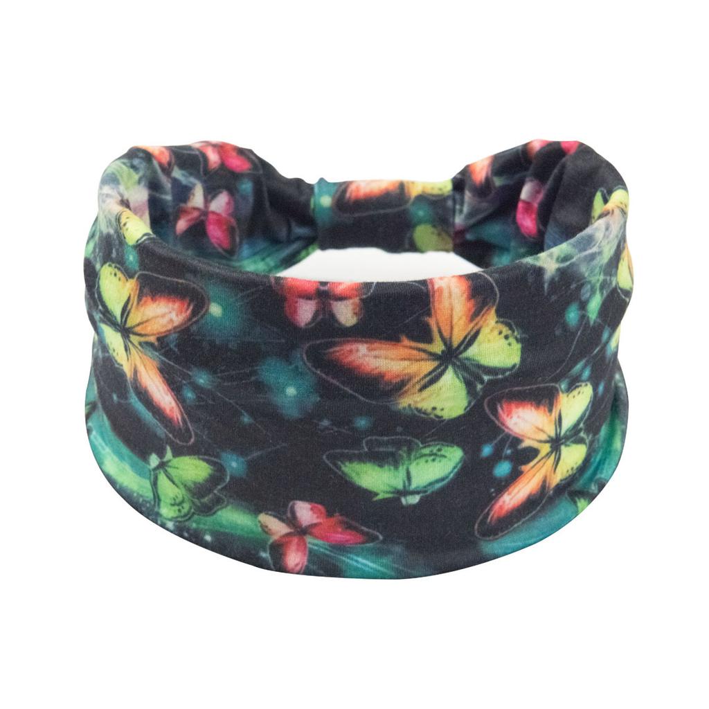 Bohemian Cashew Yoga Übung Stirnband Anti Schweiß und Feuchtigkeit Absorbieren Elastische Baumwolle Stirnband Knoten Stirnband