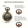 Vintage Unique Nautical Sailboat Anchor Design Quartz Pocket Watch , With Chain Necklace Pendant,Great  Gift for Kids Male Men