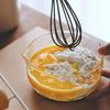 Heat Resistant Glass Mixing Bowl 350/600ml Salad Bowl with Drainage Nozzle Milk Coffee Cup Food Container Enduring