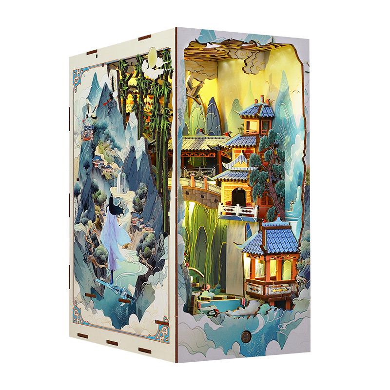 Jiate SL15 Fairyland 3D Book Stand DIY Model - Creative Handmade Ornament Gift