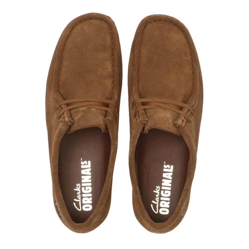 Clarks Wallabee.gtx 26186544 Cola Suede