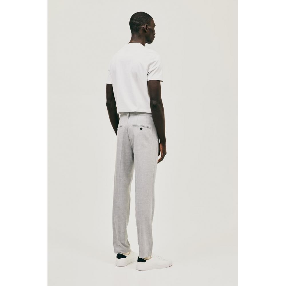 H M sliM Fit Pants Grey