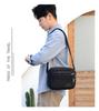 Men's Retro Fashion Canvas Crossbody Bag - Breathable, Solid Color Design