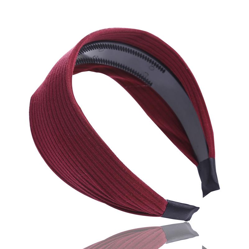 Women's Fashion White Wide-Brimmed Headband with Streamer Hairpin