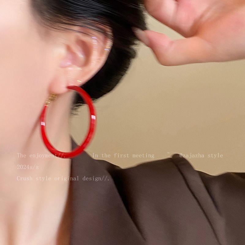 Niche Style Ankela Red Female Retro Hong Kong Style Elegant Simple Bracelet