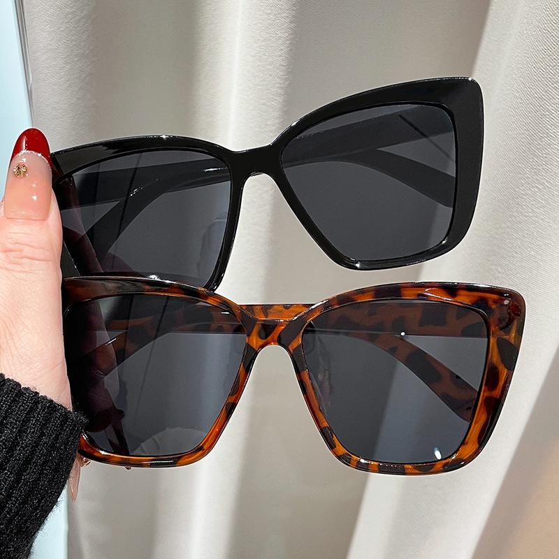 European & American Cat-Eye Sunglasses - Large Frame, Slimming, High-End Style