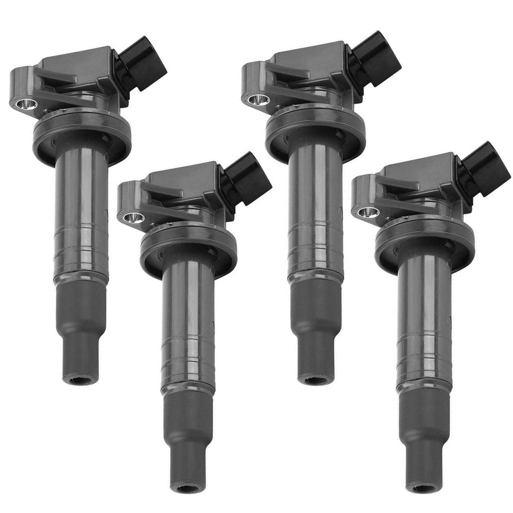 GzYcsFocusqp [Set of 4] Ignition Coil for Toyota Vitz Isis Wish Altezza Corolla RAV4