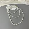 Tooxika Fashionable Temperament Multi-layer Stacking Magnetic Clasp Pearl Necklace Long Light Luxury Jumper Chain Accessories Necklace