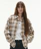 OIOI COLLECTION Pocket Oversized Check Shirt [Beige]