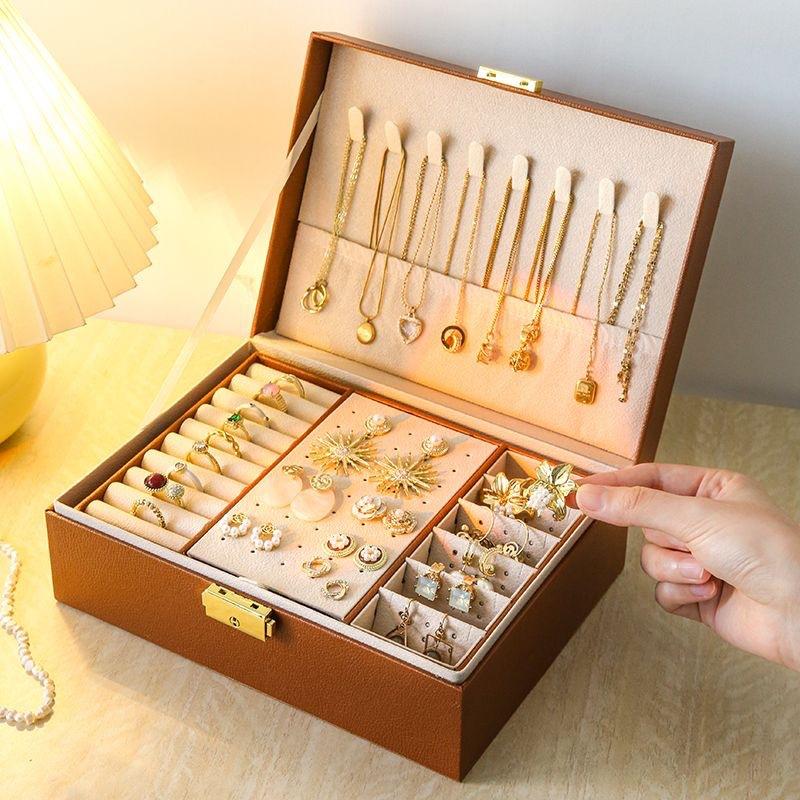 Jewelry Storage Box Necklace Ring Earrings Bracelet Jewelry Storage Box Earrings Stud Earrings Jewelry Box
