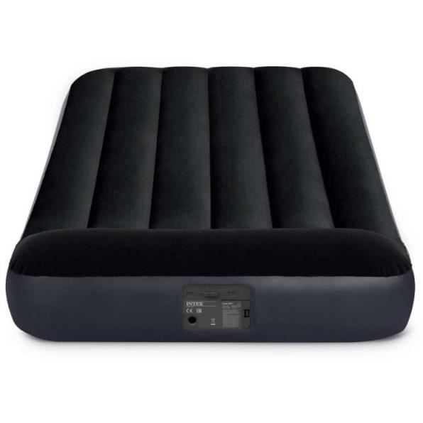 Matelas Pneumatique - Intex - Pillow Rest Classic - 99 X 191 Cm - PVC Noir - 1 Place