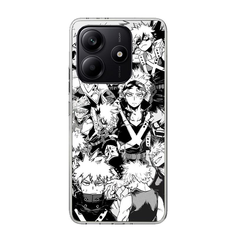 Bakugou Katsuki MHA My Hero Phone Case For Xiaomi Redmi Note 14 13 14S 12S 12 11S 11T 11E Pro Plus 10S 10 9S 9 Art Customized Co
