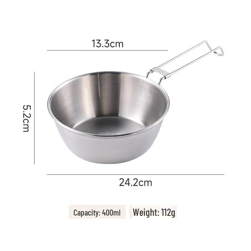 Wutuo 304 Stainless Steel Portable Baking Bowls with Handles