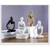 Resin Thinker Sculpture Statue Figurine Modern Abstract Home Decor Gift