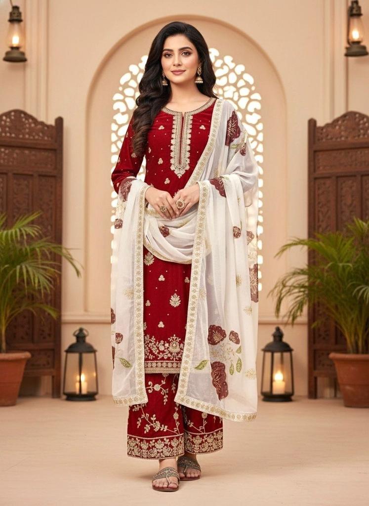 Salwar Kameez Pakistani Dress Indian Bollywood Party Wear Top Palazzo Suit