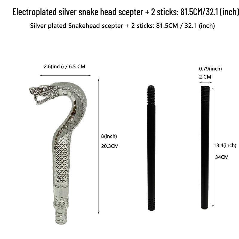 Cleopatra Pharaoh Headpiece: Snake Scepter & Hair Accessory Set for Party Performance