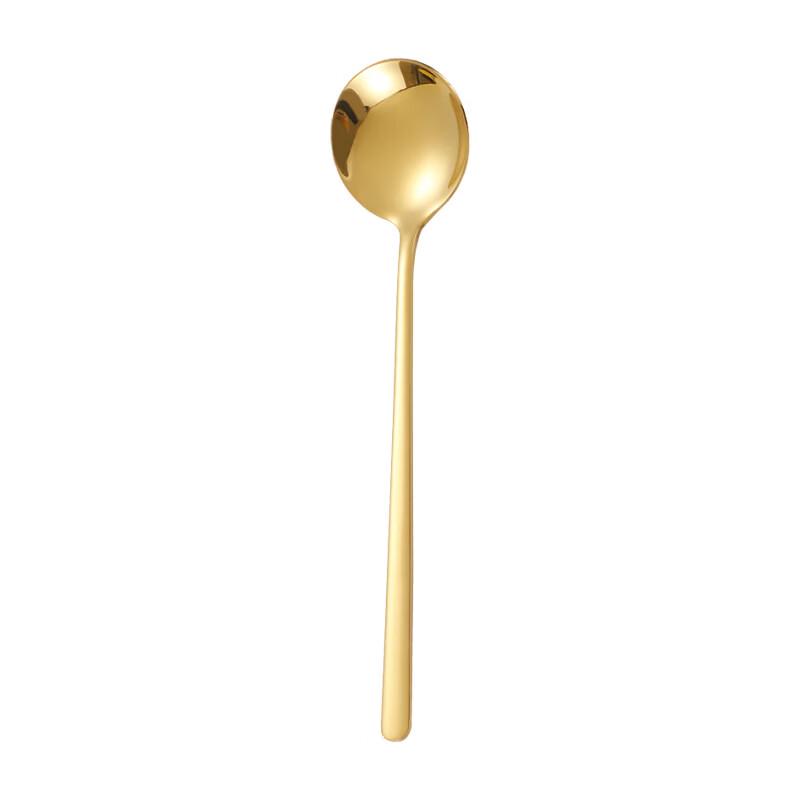 RuHan 304 Stainless Steel Korean Style Round Spoon