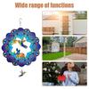 Metal Wind Spinners Hummingbird Turtle Wind Sculpture for Yard and Garden Rustic Hangable Metal Art Decor for Backyard Porch