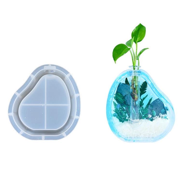 Handcraft Enthusiasts Sturdy Flexible Silicone Mold Portable Accessory for Unique Water Culture Test Tube Vases