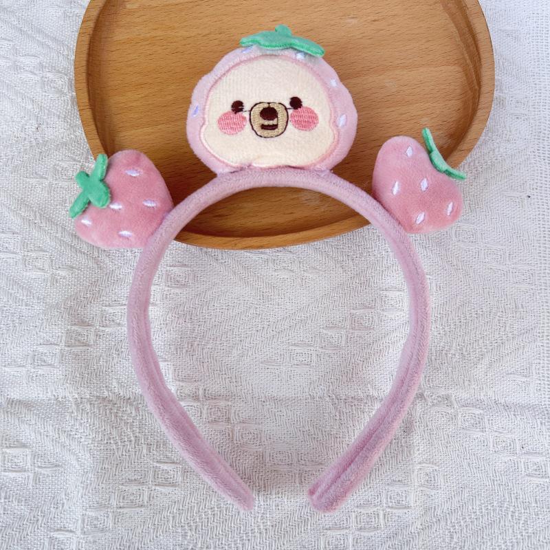 Adorable 2024 Cartoon Hair Tie & Plush Headband Set for Women - Cute Hair Accessories & Gift