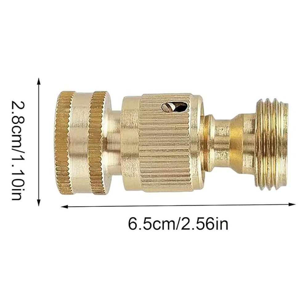 Female/MaleThread Garden Hose Connector 3/4 Inch Thread Tap Connector Outdoor Lawn