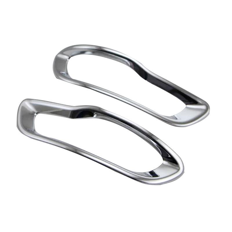 For Jeep Cherokee KL 2014 2015 2016 2017 2018 ABS Front/Rear Tail Bumper Fog Light Lamp Cover Trim Garnish Molding Accessories