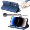 S25+ Hülle Business Magnetische Leder Flip Wallet Handyhülle für Samsung Galaxy S25 Edge S24 FE A06 A07 A17 A16 A26 A36 A56 5G