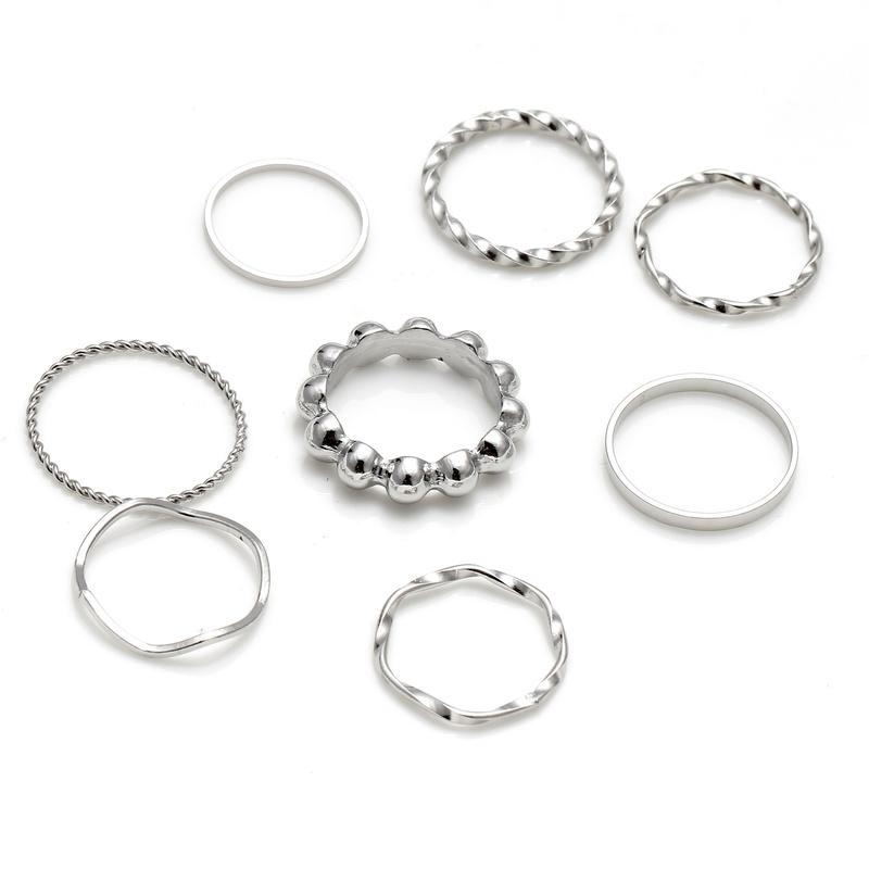 Anillo retro 8 pieza conjunto conjunto anillo de moda anillo Ins Trendy  Hip-hop índice dedo anillo fresco anillo conjunto personalizado joyería  personalizada comprar a buen precio — entrega gratuita, reseñas reales con